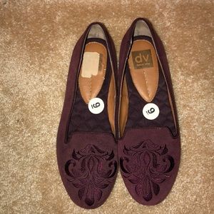 Burgundy Dolce Vita flats